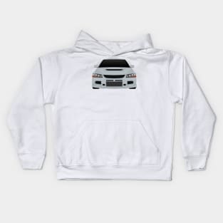 Evo IX Silver Kids Hoodie